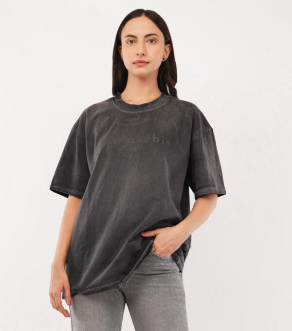 Oversized Charcoal Acid Wash T-shirt